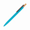 Ручка шариковая "Matt" из переработанного алюминия и пластика, с кнопкой из бамбука с логотипом  заказать по выгодной цене в кибермаркете AvroraStore