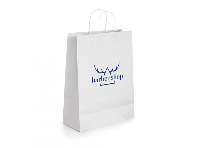 Пакет из крафт-бумаги «GRANT» с логотипом  заказать по выгодной цене в кибермаркете AvroraStore