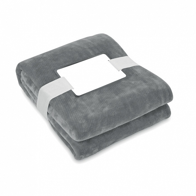 Одеяло из RPET флиса 280 гр/м² с логотипом  заказать по выгодной цене в кибермаркете AvroraStore