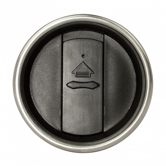 Термокружка Contour, 350 мл, серый с логотипом  заказать по выгодной цене в кибермаркете AvroraStore