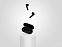 Беспроводные наушники Rombica Mysound Flip Black с логотипом  заказать по выгодной цене в кибермаркете AvroraStore