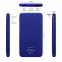 Внешний аккумулятор Bplanner Power 1 ST, софт-тач, 5000 mAh (синий) с логотипом  заказать по выгодной цене в кибермаркете AvroraStore
