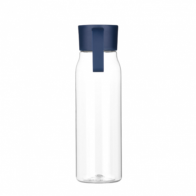 Спортивная бутылка для воды, Step, 550 ml, синяя с логотипом  заказать по выгодной цене в кибермаркете AvroraStore