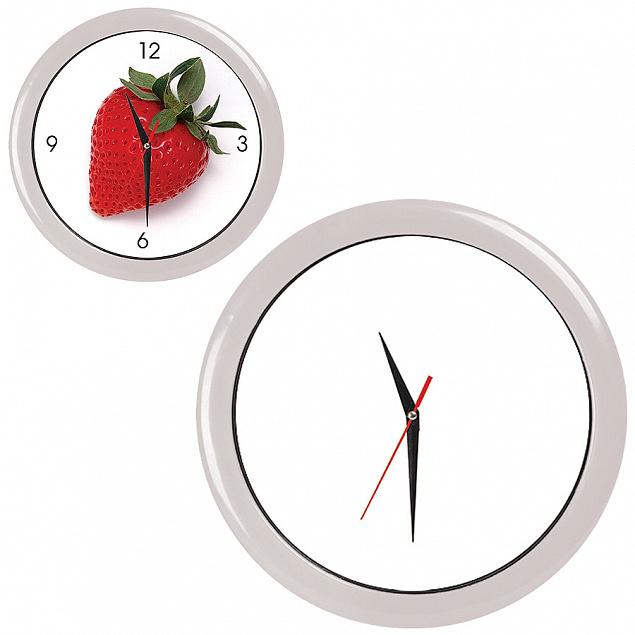 Часы настенные "ПРОМО" разборные  с логотипом  заказать по выгодной цене в кибермаркете AvroraStore