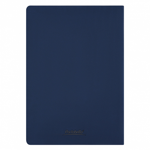 Ежедневник Portobello Trend, Latte soft touch, недатированный, синий с логотипом  заказать по выгодной цене в кибермаркете AvroraStore