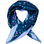Платок Tourbillon Silk, синий с логотипом  заказать по выгодной цене в кибермаркете AvroraStore