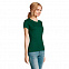 Футболка женская IMPERIAL WOMEN XL тёмно-зелёный 100% хлопок 190г/м2 с логотипом  заказать по выгодной цене в кибермаркете AvroraStore