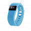 Смарт браслет ("умный браслет") Portobello Trend, The One, электронный дисплей, браслет-силикон, 240x20x10 мм, голубой с логотипом  заказать по выгодной цене в кибермаркете AvroraStore