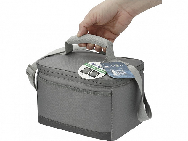 Arctic Zone® Repreve®, сумка-холодильник из переработанного материала, для обеда, объем 2,13 л, серый с логотипом  заказать по выгодной цене в кибермаркете AvroraStore