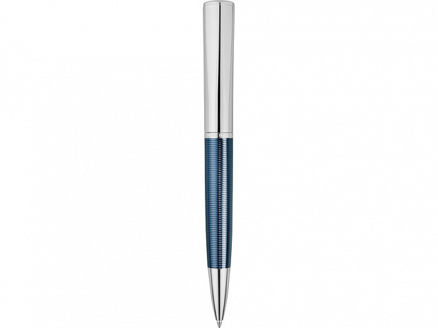 Ручка металлическая шариковая Conquest Blue с логотипом  заказать по выгодной цене в кибермаркете AvroraStore