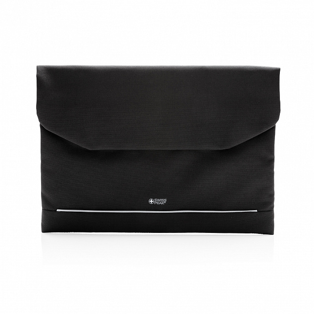 Чехол для ноутбука 15.6", черный с логотипом  заказать по выгодной цене в кибермаркете AvroraStore