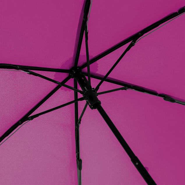Зонт складной Zero 99, фиолетовый с логотипом  заказать по выгодной цене в кибермаркете AvroraStore
