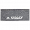 Спортивная повязка на голову Terrex Trail, серый меланж с логотипом  заказать по выгодной цене в кибермаркете AvroraStore