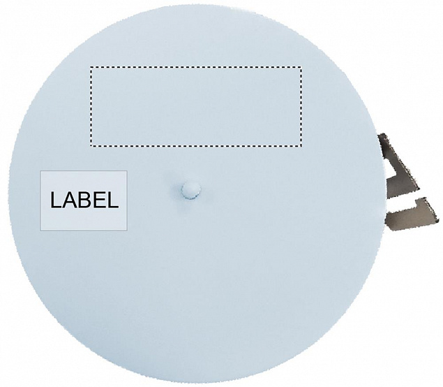 Рулетка биометрическая с логотипом  заказать по выгодной цене в кибермаркете AvroraStore