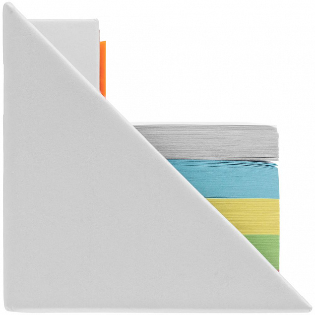 Настольный набор со стикерами Mnemonic, белый с логотипом  заказать по выгодной цене в кибермаркете AvroraStore