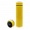 Термос Reactor с датчиком температуры (желтый) с логотипом  заказать по выгодной цене в кибермаркете AvroraStore