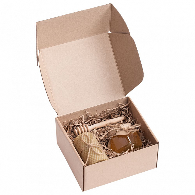 Коробка Piccolo, крафт с логотипом  заказать по выгодной цене в кибермаркете AvroraStore