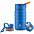 Термобутылка Fujisan, темно-синяя с логотипом  заказать по выгодной цене в кибермаркете AvroraStore