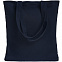 Холщовая сумка Avoska, темно-синяя с логотипом  заказать по выгодной цене в кибермаркете AvroraStore