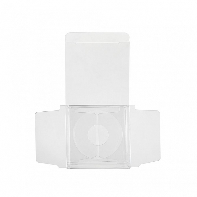 Прозрачная коробка для пластиковых шаров 6 см с логотипом  заказать по выгодной цене в кибермаркете AvroraStore