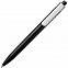 Ручка шариковая Rush, черная с логотипом  заказать по выгодной цене в кибермаркете AvroraStore