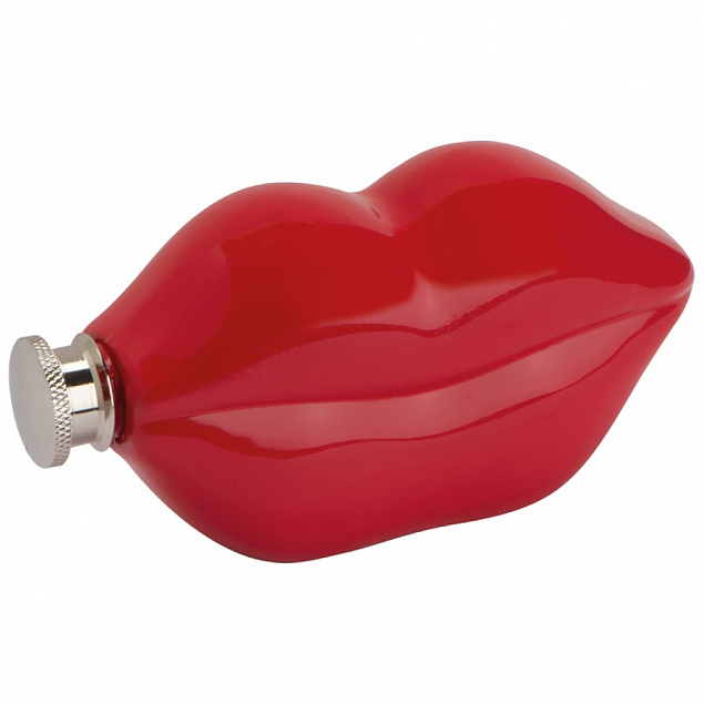 Фляга в форме губ,178 мл с логотипом  заказать по выгодной цене в кибермаркете AvroraStore