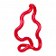 Антистресс «Змейка», красный с логотипом  заказать по выгодной цене в кибермаркете AvroraStore