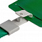 Карман для бейджа с лентой Staff, зеленый с логотипом  заказать по выгодной цене в кибермаркете AvroraStore