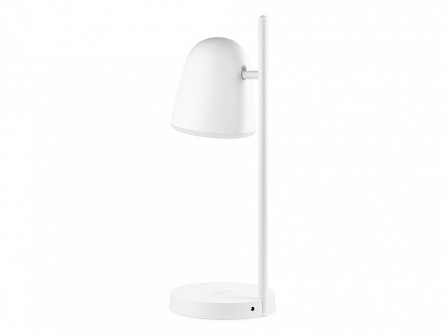Настольная лампа с беспроводной зарядкой LED L2 с логотипом  заказать по выгодной цене в кибермаркете AvroraStore