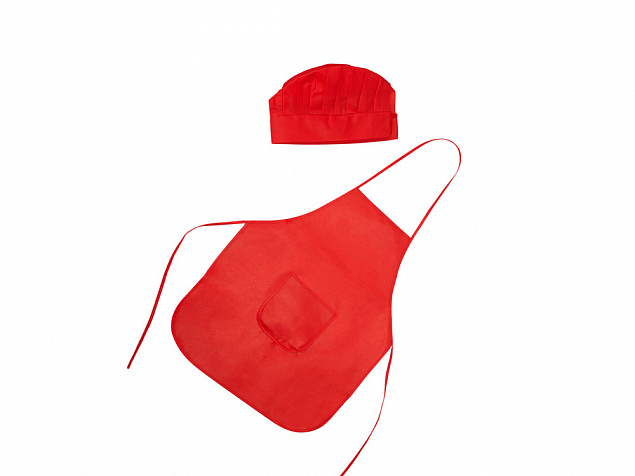 Детский комплект JAMIE: фартук, шапочка с логотипом  заказать по выгодной цене в кибермаркете AvroraStore