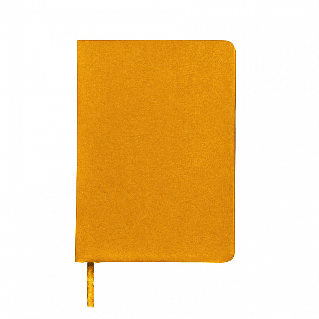 Ежедневник недатированный Duncan, А5,  оранжевый, белый блок с логотипом  заказать по выгодной цене в кибермаркете AvroraStore