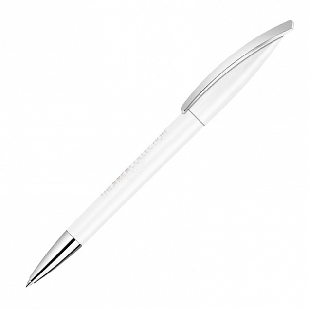 Ручка шариковая ARCA MM, белый с логотипом  заказать по выгодной цене в кибермаркете AvroraStore