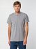 Рубашка поло мужская SUMMER 170, серый меланж с логотипом  заказать по выгодной цене в кибермаркете AvroraStore