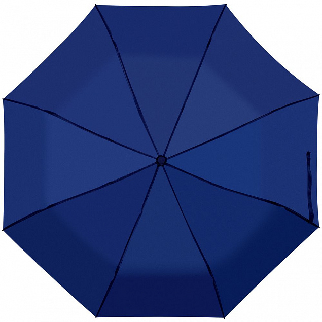 Складной зонт Tomas, синий с логотипом  заказать по выгодной цене в кибермаркете AvroraStore