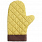 Прихватка-рукавица Keep Palms, горчичная с логотипом  заказать по выгодной цене в кибермаркете AvroraStore