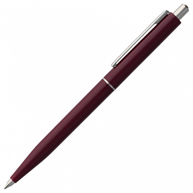 Ручка шариковая Senator Point ver. 2, бордовая с логотипом  заказать по выгодной цене в кибермаркете AvroraStore