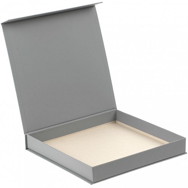 Коробка Modum, серая с логотипом  заказать по выгодной цене в кибермаркете AvroraStore