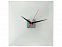 Часы настенные квадратные из стекла 28х28 см Nile с логотипом  заказать по выгодной цене в кибермаркете AvroraStore