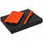 Набор Option, оранжевый с логотипом  заказать по выгодной цене в кибермаркете AvroraStore