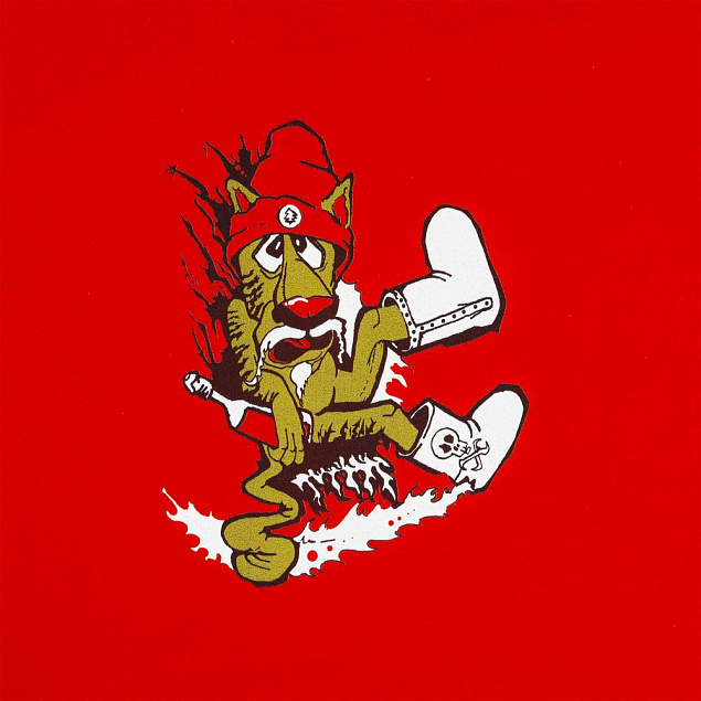 Толстовка «Ну, накати!», красная с логотипом  заказать по выгодной цене в кибермаркете AvroraStore