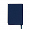Ежедневник недатированный Duncan, А5,  темно-синий, белый блок с логотипом  заказать по выгодной цене в кибермаркете AvroraStore