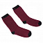 Водонепроницаемые носки Ultra Thin Crew, бордовые с черным с логотипом  заказать по выгодной цене в кибермаркете AvroraStore