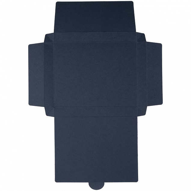 Коробка самосборная Flacky Slim, синяя с логотипом  заказать по выгодной цене в кибермаркете AvroraStore