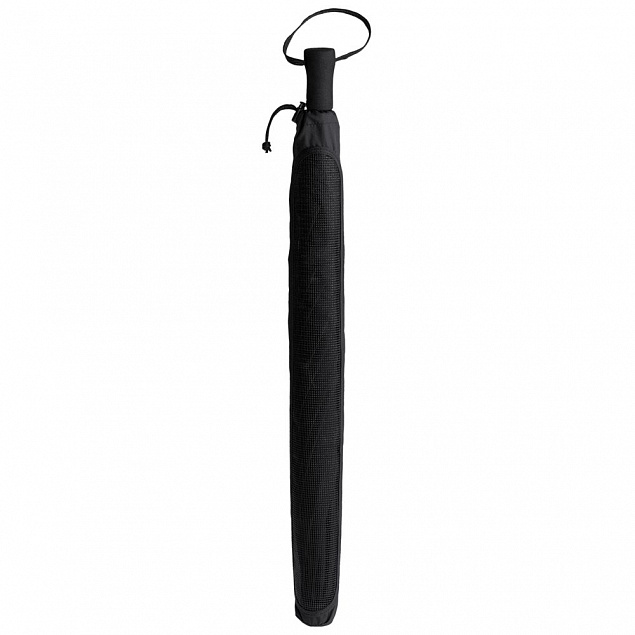 Зонт-трость «Разделение труда. Управгений», черный с логотипом  заказать по выгодной цене в кибермаркете AvroraStore