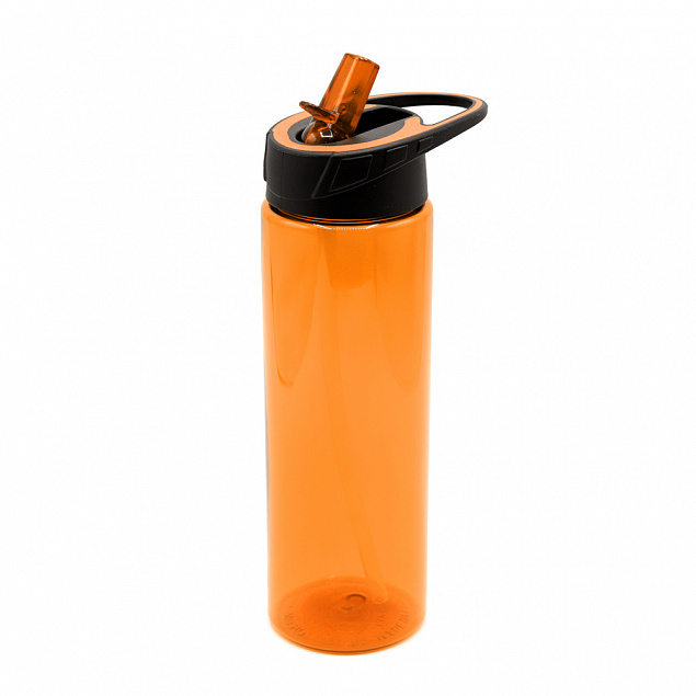 Пластиковая бутылка Mystik - Оранжевый OO с логотипом  заказать по выгодной цене в кибермаркете AvroraStore