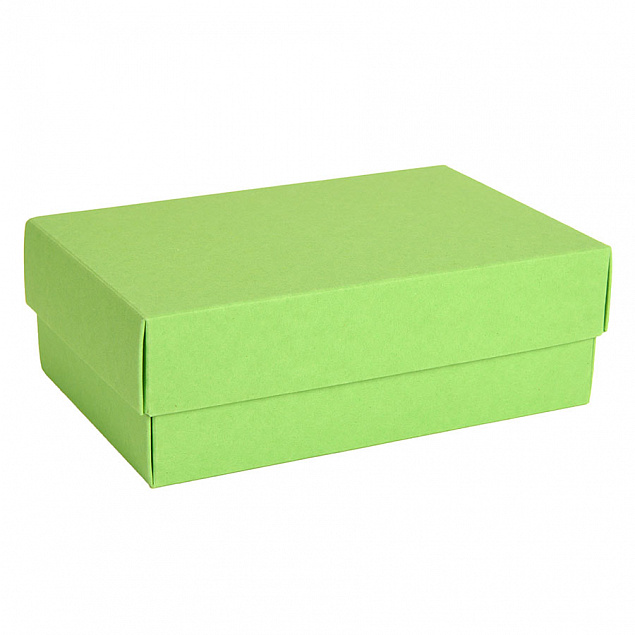 Коробка картонная, "COLOR" 11,5*6*17 см; зеленое яблоко с логотипом  заказать по выгодной цене в кибермаркете AvroraStore
