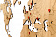 Деревянная карта мира World Map Wall Decoration Exclusive, дуб с логотипом  заказать по выгодной цене в кибермаркете AvroraStore