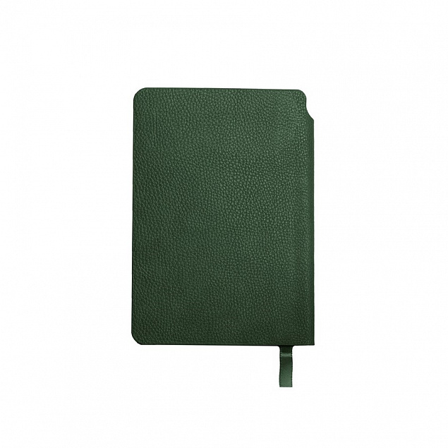Ежедневник недатированный SALLY, A6, темно-зеленый, кремовый блок с логотипом  заказать по выгодной цене в кибермаркете AvroraStore