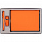 Набор Frame, оранжевый с логотипом  заказать по выгодной цене в кибермаркете AvroraStore