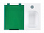 Подставка под ручку и скрепки Потакет, белый/зеленый с логотипом  заказать по выгодной цене в кибермаркете AvroraStore